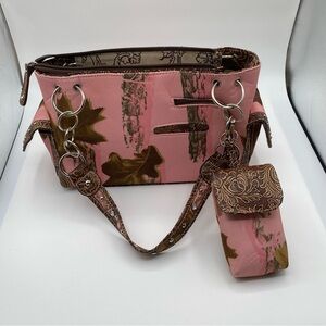 Bags Pink Camouflage Purse Concealed Weapon With Cellphone